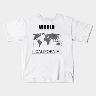 A funny map of the world 4 Kids T-Shirt